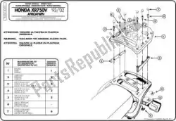 Ici, vous pouvez commander le givi e210 monorack xrv750 93-99 auprès de Givi , avec le numéro de pièce 87110270: