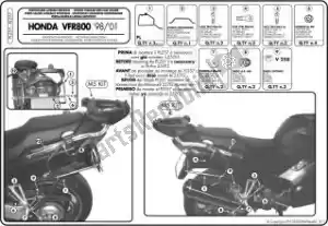 GIVI 87310028 givi pl257-rack especial vfr800 02-03 - Lado inferior