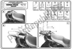 Ici, vous pouvez commander le givi sr15m monorack nt650 98-99 w/mm plat auprès de Givi , avec le numéro de pièce 87110171: