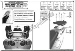 GIVI 87120423 givi sr46m-side arms skylinner 125-150 - Bottom side