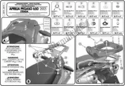 Here you can order the givi sr79-special rack peg 650 strada 05 from Givi, with part number 87300007: