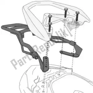 GIVI 871183254 givi sr2123 portapacchi posteriore specifico per - Lato superiore