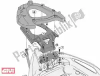 87099119, Givi, Givi sr6708- stojak aprillia srv 850 (?12-?14)    , Nowy