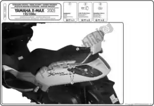 GIVI 87050017 givi tb49-backrest x-max 125-250 05-08 - Upper side