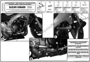 GIVI 87920005 givi tn535 engine guard gsr600 - Upper side