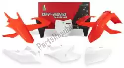 Aqui você pode pedir o conjunto de plásticos 6 peças com caixa de ar ktm (oe) 18 em Rtech , com o número da peça 563230536: