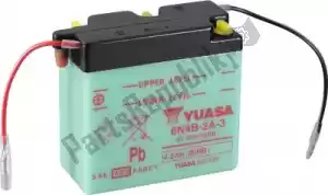 YUASA 101023 battery 6n4b-2a-3 - Bottom side