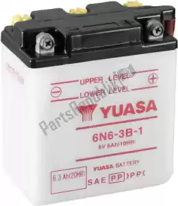 YUASA 101031 batería 6n6-3b-1 - Lado inferior