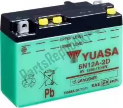 Ici, vous pouvez commander le batterie 6n12a-2d auprès de Yuasa , avec le numéro de pièce 101039: