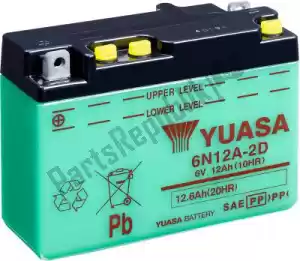 YUASA 101039 batería 6n12a-2d - Lado inferior