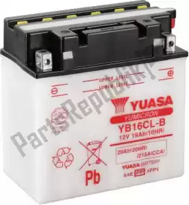 YUASA 1011501 batería yb16cl-b - Lado inferior