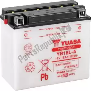 YUASA 101153 battery yb18l-a - Bottom side