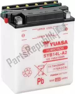 YUASA 101155 batterie syb14l-a2 - La partie au fond
