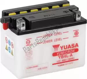 YUASA 101158 battery yb4l-a - Bottom side