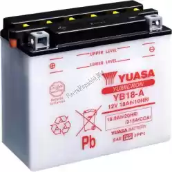 accu yb18-a van Yuasa, met onderdeel nummer 101177, bestel je hier online: