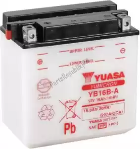 YUASA 101185 battery yb16b-a - Bottom side