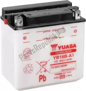 YUASA 101186 battery yb16b-a1 - Bottom side