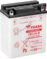 Aqui você pode pedir o bateria yb12a-b em Yuasa , com o número da peça 101187: