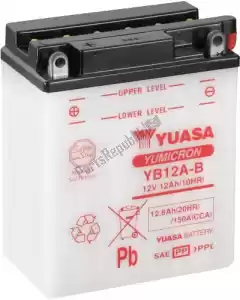 YUASA 101187 bateria yb12a-b - Lado inferior