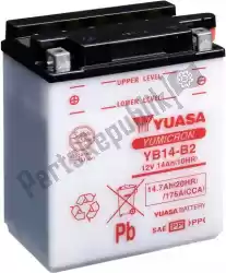 Ici, vous pouvez commander le batterie yb14-b2 auprès de Yuasa , avec le numéro de pièce 101197: