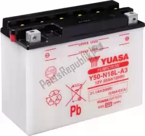 YUASA 101204 bateria y50-n18l-a3 - Lado inferior