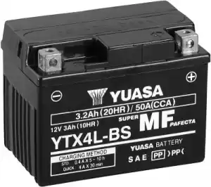 YUASA 1020011 bateria ytx4l-bs (cp) - Dół