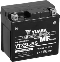 Aquí puede pedir batería ytx5l-bs (cp) de Yuasa , con el número de pieza 1020031: