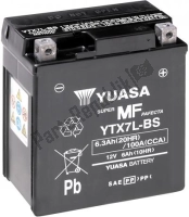 102004, Yuasa, battery ytx7l-bs (cp), New