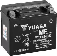 102007, Yuasa, Batterie ytx12-bs (cp)    , Nouveau