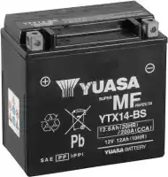 102008, Yuasa, Battery ytx14-bs (cp)    , New