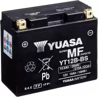 102011, Yuasa, Battery yt12b-bs (dry) (cp)    , New