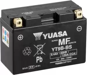 YUASA 102014 accu yt9b-bs (dry) (cp) - Onderkant