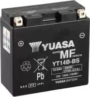 102015, Yuasa, Bateria yt14b-bs (cp)    , Novo