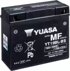 Aqui você pode pedir o bateria yt19bl-bs (cp) em Yuasa , com o número da peça 102019: