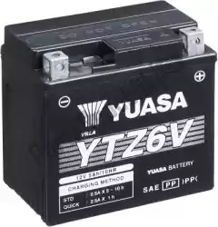 Ici, vous pouvez commander le batterie ytz6v (sec) (cp) auprès de Yuasa , avec le numéro de pièce 103001: