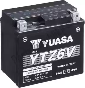 YUASA 103001 bateria ytz6v (sucha) (cp) - Dół