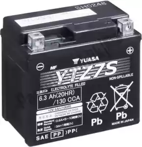 YUASA 103002 battery ytz7s (law) - Bottom side