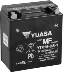 Here you can order the battery ytx16-bs-1 (cp) from Yuasa, with part number 105180: