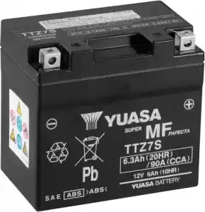 YUASA 106002 batería ttz7s (ley) - Lado inferior