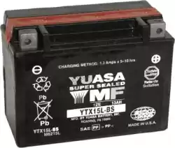 Aqui você pode pedir o bateria ytx15l-bs (cp) em Yuasa , com o número da peça 1020081: