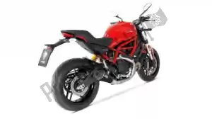 REMUS 036782155217 exh set hypercone stainless steel black race - Upper side
