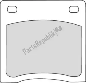 FERODO 095151 pastilha de freio fdb151p pastilhas de freio orgânica - Lado inferior