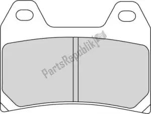 FERODO 0952042N brake pad fdb2042 cp1 brake pads organic racing - Bottom side