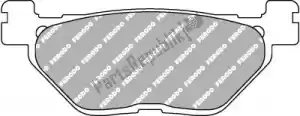 FERODO 0952126 brake pad fdb2126p brake pads organic - Bottom side