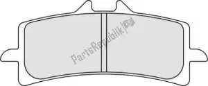 FERODO 0952260N brake pad fdb2260 cpro brake pads organic racing - Bottom side