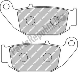 FERODO 0952275 brake pad fdb2275p brake pads organic - Bottom side