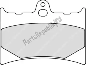FERODO 095498 brake pad fdb498p brake pads organic - Bottom side