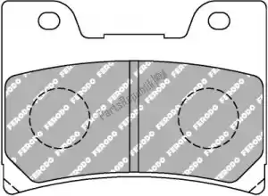 FERODO 095666 brake pad fdb666p brake pads organic - Bottom side