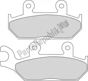 FERODO 095737 remblok fdb737p brake pads organic - Onderkant