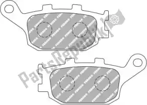 FERODO 095754 remblok fdb754p brake pads organic - Onderkant